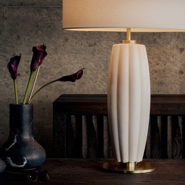 Crocus Ceramic Table Lamp Lifestyle 16